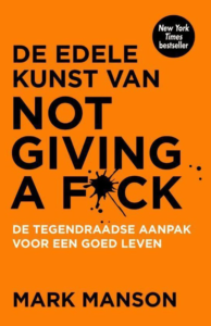 Boek cover edele kunst van not giving a fuck